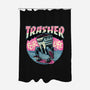 Trasher For Life-None-Polyester-Shower Curtain-momma_gorilla