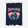 Trasher For Life-None-Polyester-Shower Curtain-momma_gorilla