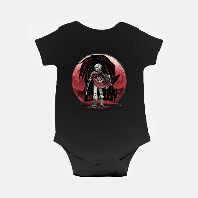 Hero And The Red Sunset-Baby-Basic-Onesie-momma_gorilla