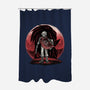 Hero And The Red Sunset-None-Polyester-Shower Curtain-momma_gorilla