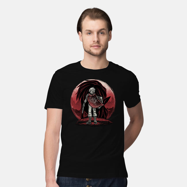 Hero And The Red Sunset-Mens-Premium-Tee-momma_gorilla