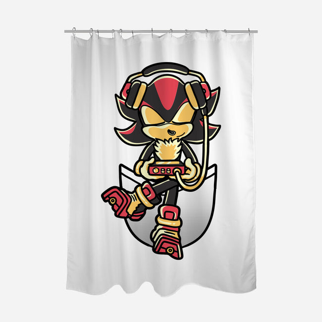 Shadow Pocket-None-Polyester-Shower Curtain-naomori