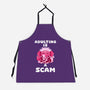 Adulting Is A Scam-Unisex-Kitchen-Apron-FunkVampire