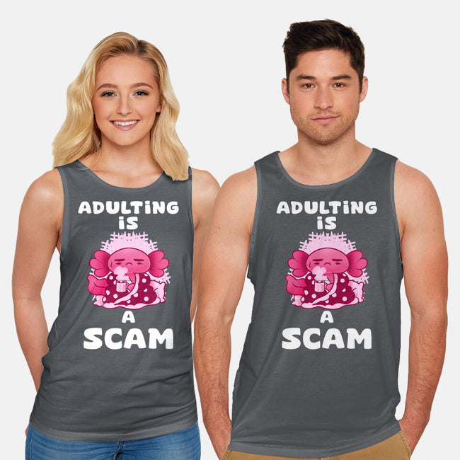 Adulting Is A Scam-Unisex-Basic-Tank-FunkVampire