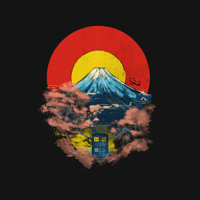 Tardis In Japan-Womens-V-Neck-Tee-kharmazero