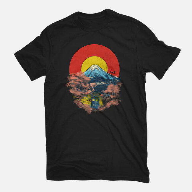 Tardis In Japan-Womens-Fitted-Tee-kharmazero