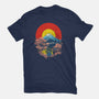 Tardis In Japan-Womens-Fitted-Tee-kharmazero