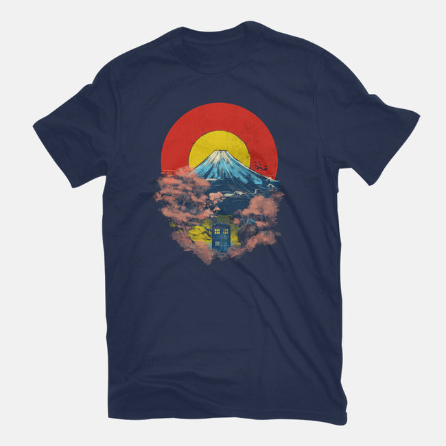 Tardis In Japan-Mens-Heavyweight-Tee-kharmazero