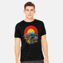 Tardis In Japan-Mens-Heavyweight-Tee-kharmazero