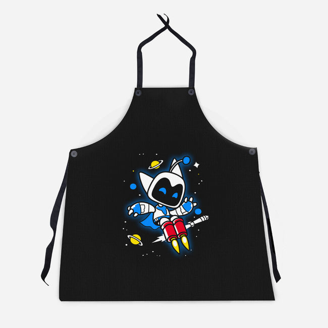 Atom Bot-Unisex-Kitchen-Apron-naomori