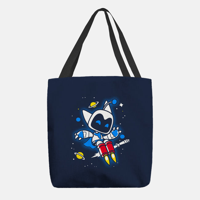 Atom Bot-None-Basic Tote-Bag-naomori