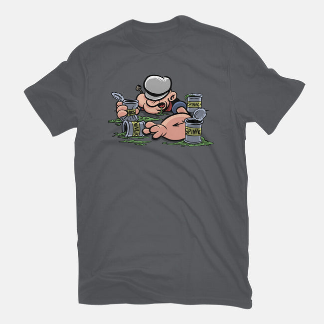 Spinach Binge-Mens-Heavyweight-Tee-zascanauta