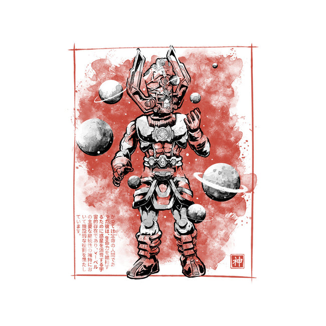 Devourer Of Worlds Sumi-e-Unisex-Crew Neck-Sweatshirt-Astrobot Invention