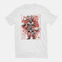 Devourer Of Worlds Sumi-e-Womens-Fitted-Tee-Astrobot Invention
