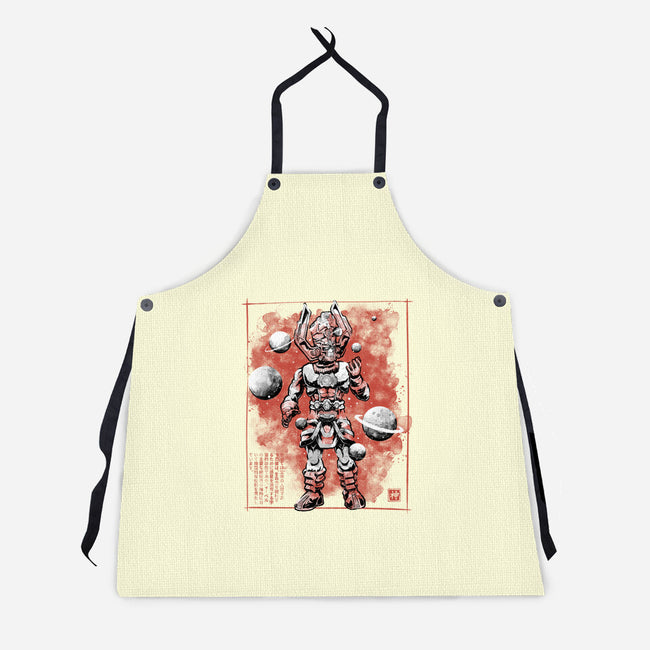 Devourer Of Worlds Sumi-e-Unisex-Kitchen-Apron-Astrobot Invention