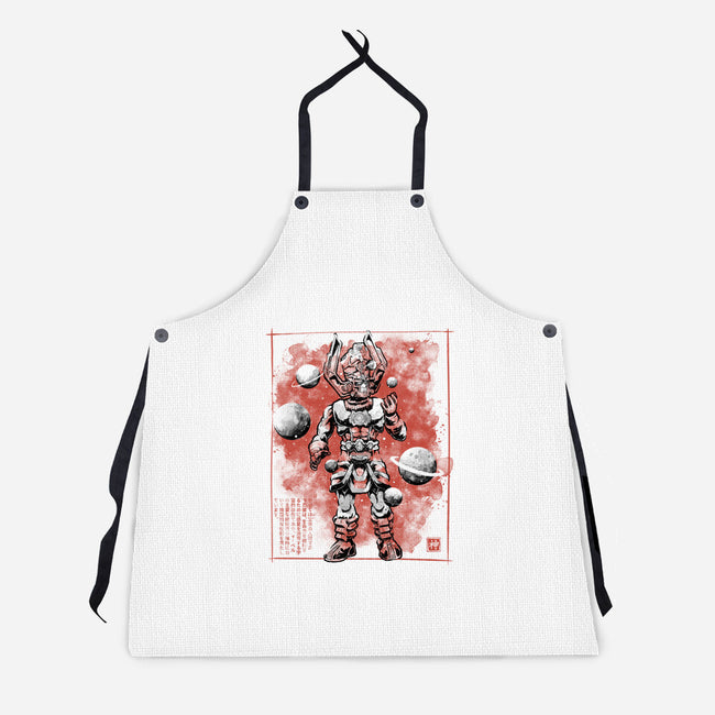 Devourer Of Worlds Sumi-e-Unisex-Kitchen-Apron-Astrobot Invention