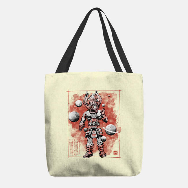 Devourer Of Worlds Sumi-e-None-Basic Tote-Bag-Astrobot Invention