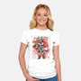 Devourer Of Worlds Sumi-e-Womens-Fitted-Tee-Astrobot Invention