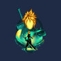 Midgar Mercenary-Womens-V-Neck-Tee-hypertwenty