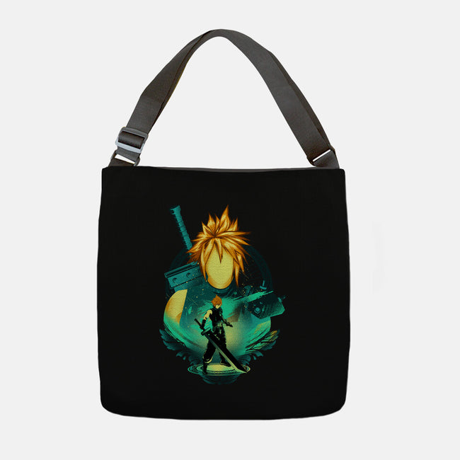 Midgar Mercenary-None-Adjustable Tote-Bag-hypertwenty
