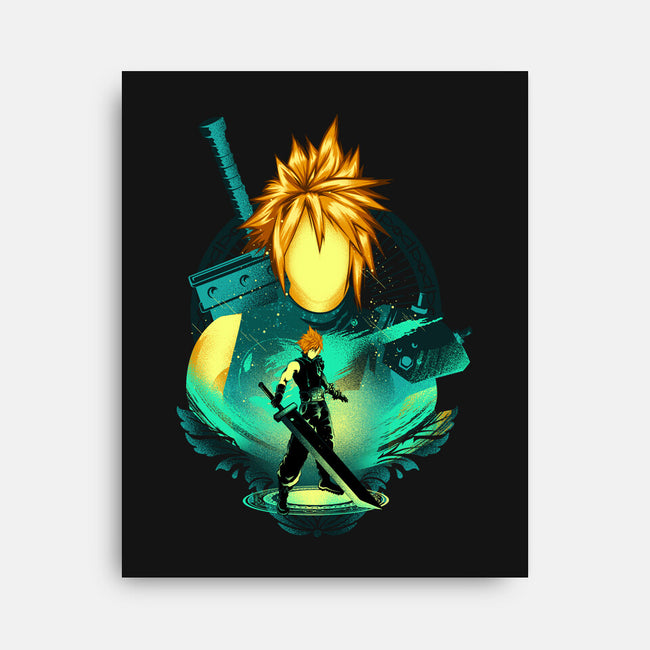 Midgar Mercenary-None-Stretched-Canvas-hypertwenty