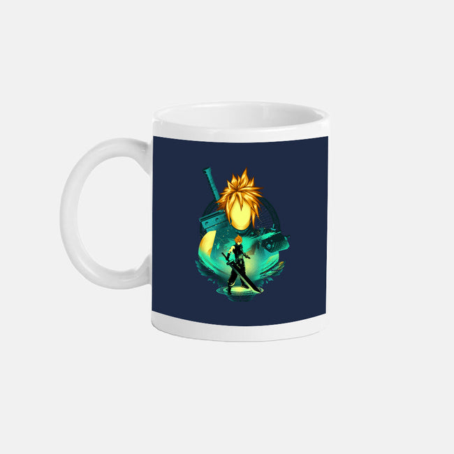 Midgar Mercenary-None-Mug-Drinkware-hypertwenty