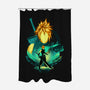 Midgar Mercenary-None-Polyester-Shower Curtain-hypertwenty