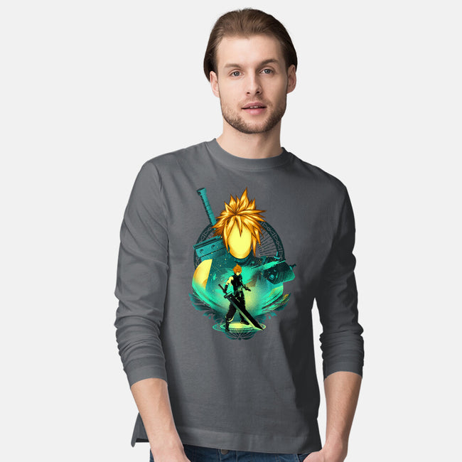 Midgar Mercenary-Mens-Long Sleeved-Tee-hypertwenty