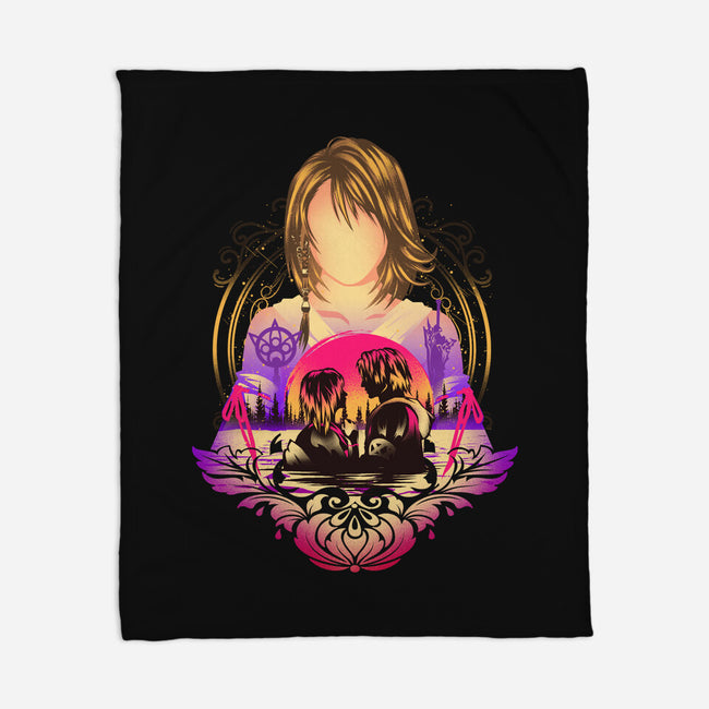 Daughter Of High Summoner-None-Fleece-Blanket-hypertwenty