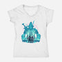 Captain Of The Knights Of Pluto-Womens-V-Neck-Tee-hypertwenty