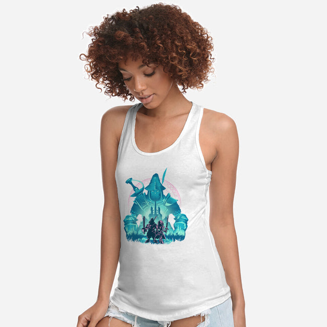 Captain Of The Knights Of Pluto-Womens-Racerback-Tank-hypertwenty