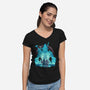Captain Of The Knights Of Pluto-Womens-V-Neck-Tee-hypertwenty