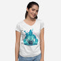 Captain Of The Knights Of Pluto-Womens-V-Neck-Tee-hypertwenty