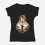 Balamb Elite Mercenary-Womens-V-Neck-Tee-hypertwenty