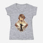 Balamb Elite Mercenary-Womens-V-Neck-Tee-hypertwenty