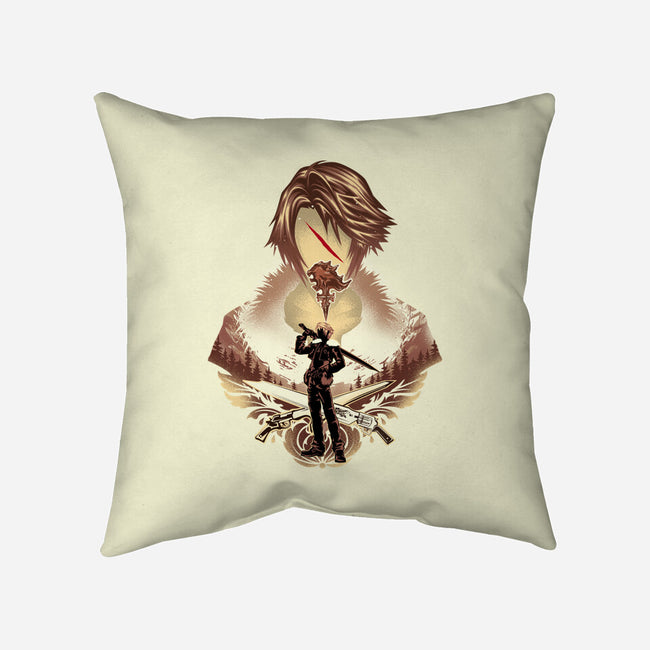 Balamb Elite Mercenary-None-Removable Cover w Insert-Throw Pillow-hypertwenty