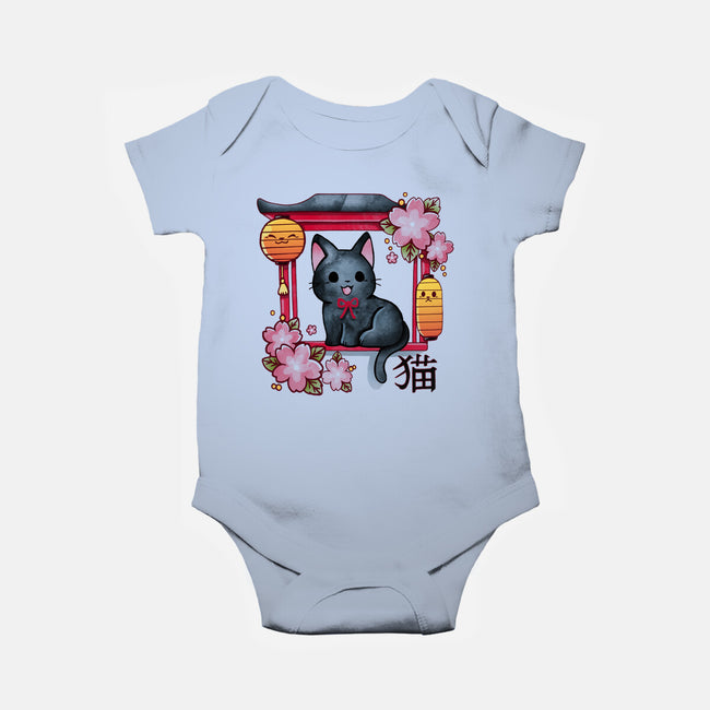 Japan Kitten-Baby-Basic-Onesie-Vallina84