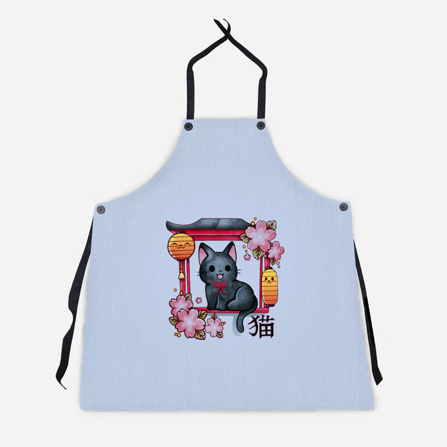 Japan Kitten-Unisex-Kitchen-Apron-Vallina84