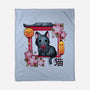 Japan Kitten-None-Fleece-Blanket-Vallina84