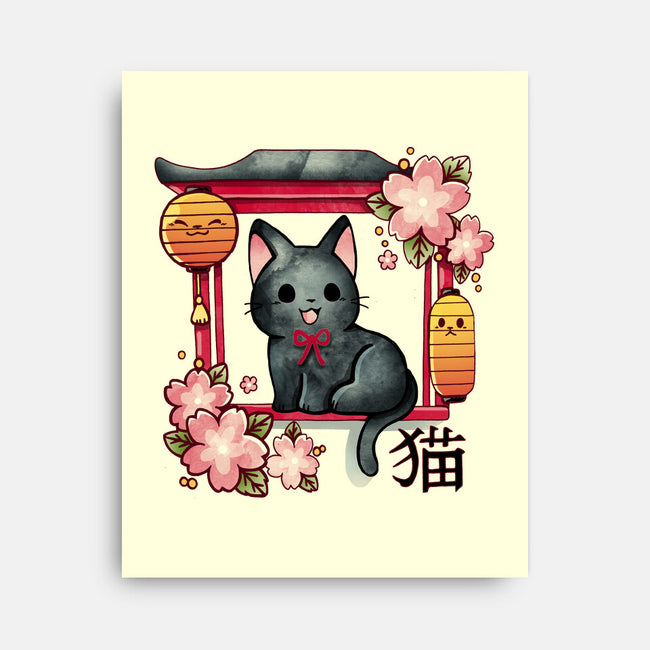 Japan Kitten-None-Stretched-Canvas-Vallina84