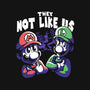 Not Like Bros-Unisex-Baseball-Tee-estudiofitas