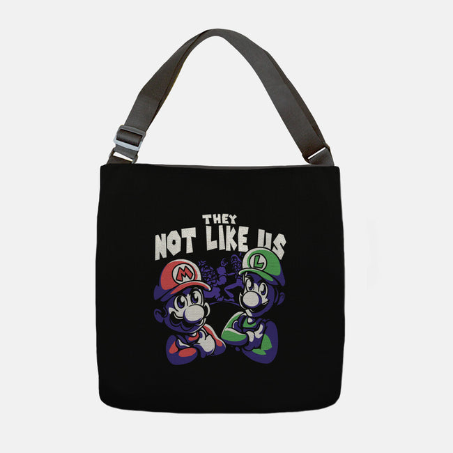 Not Like Bros-None-Adjustable Tote-Bag-estudiofitas