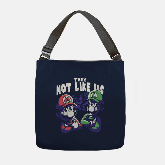 Not Like Bros-None-Adjustable Tote-Bag-estudiofitas