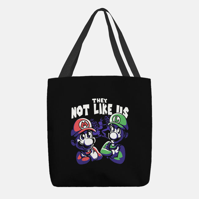 Not Like Bros-None-Basic Tote-Bag-estudiofitas