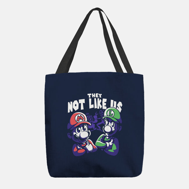 Not Like Bros-None-Basic Tote-Bag-estudiofitas