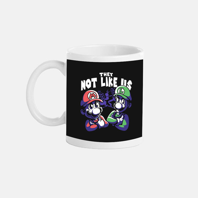 Not Like Bros-None-Mug-Drinkware-estudiofitas