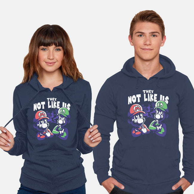 Not Like Bros-Unisex-Pullover-Sweatshirt-estudiofitas