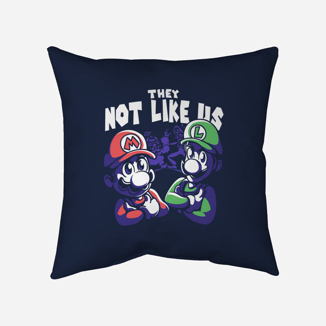 Not Like Bros-None-Removable Cover w Insert-Throw Pillow-estudiofitas