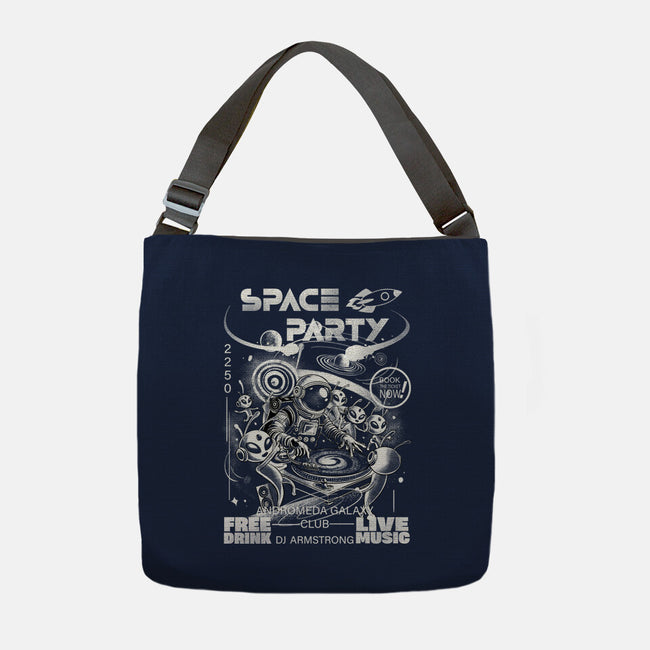 Space Party-None-Adjustable Tote-Bag-fanfabio