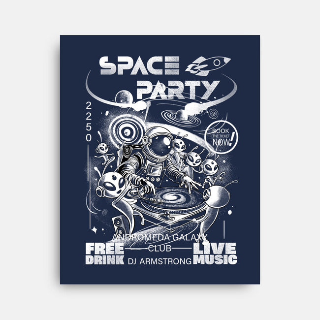 Space Party-None-Stretched-Canvas-fanfabio